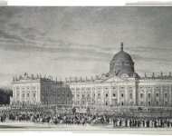 Gaertner Johann-Philipp-Eduard New Palace in Potsdam on 13 July 1829  - Hermitage